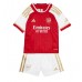 Tanie Strój piłkarski Arsenal Koszulka Podstawowej dla dziecięce 2023-24 Krótkie Rękawy (+ szorty)